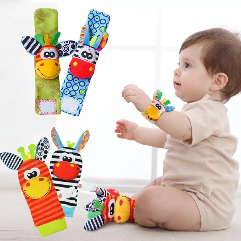 Baby Rattle Toy Set - 0-12 Months Baby Rattles Toys Animal