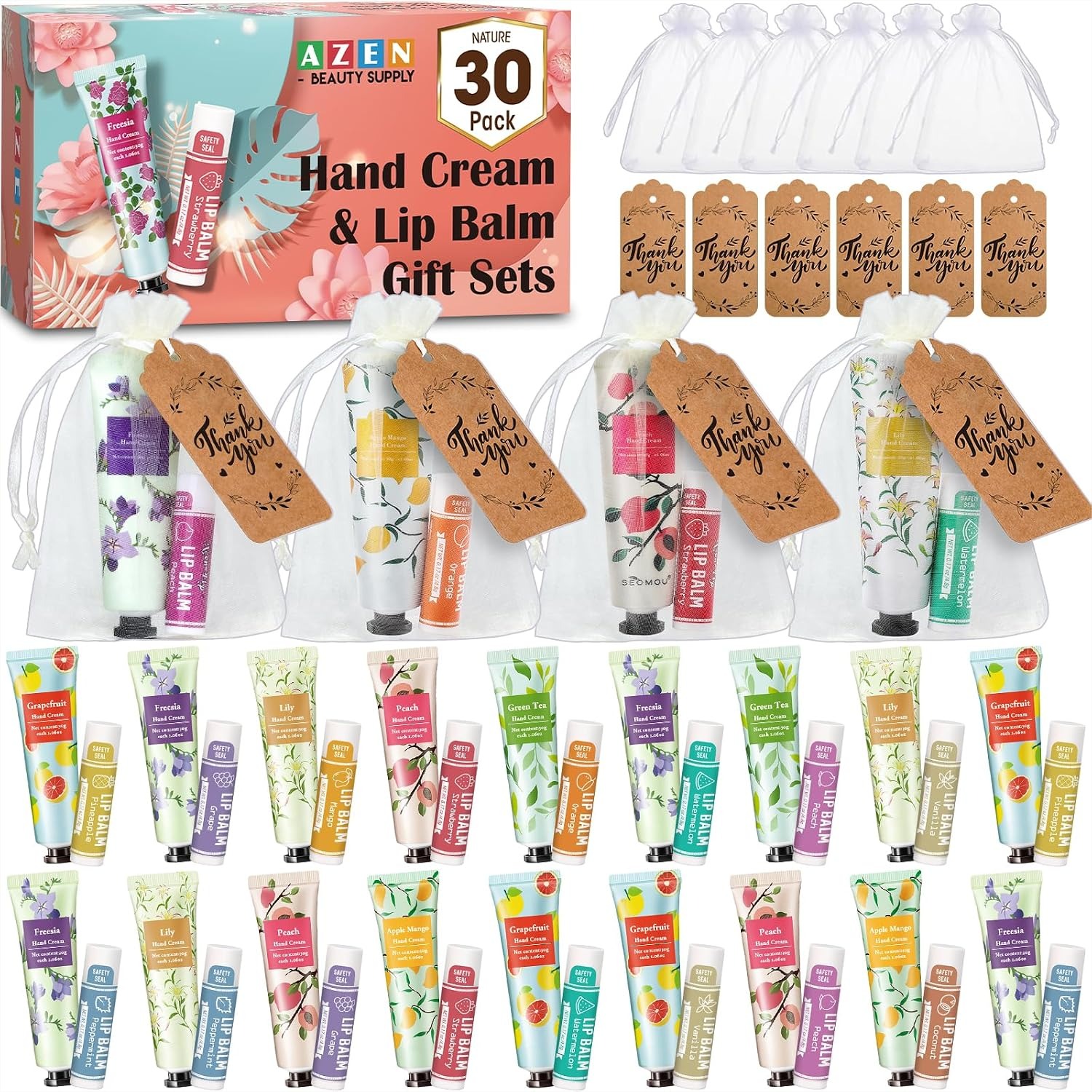 Baby Products Gift Card - 30 Sets Bulk Gifts Hand Cream