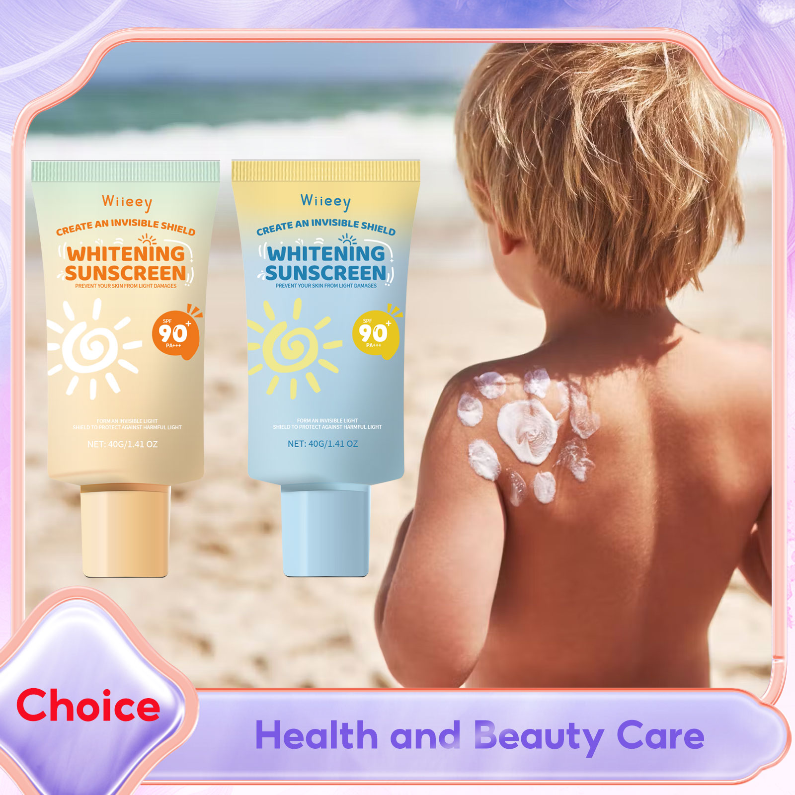 Baby Sunscreen Lotion - Kids Sunscreen Body Lotion Spf 50
