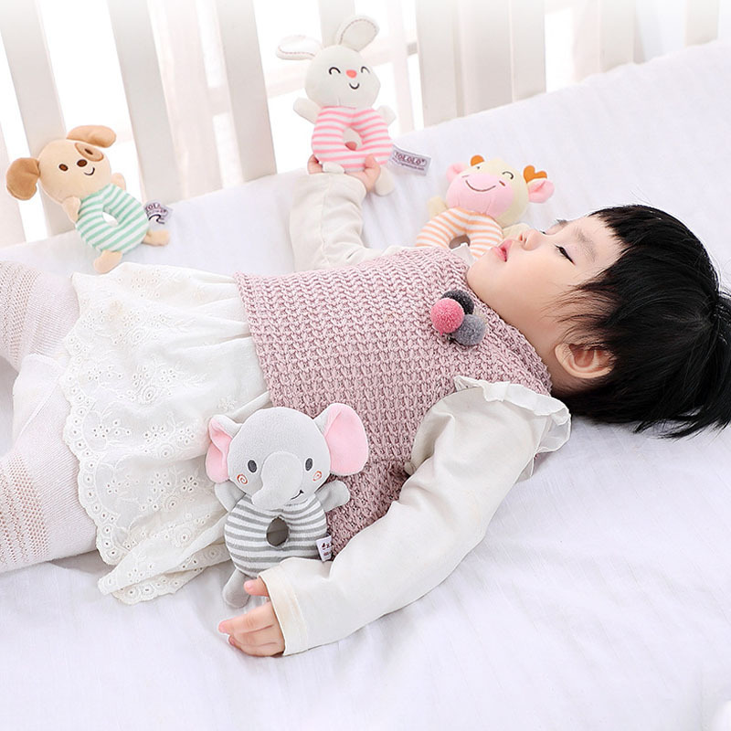 New Baby Rattle Toys Cartoon A - Baby Rattle Toy Set reseña y precio