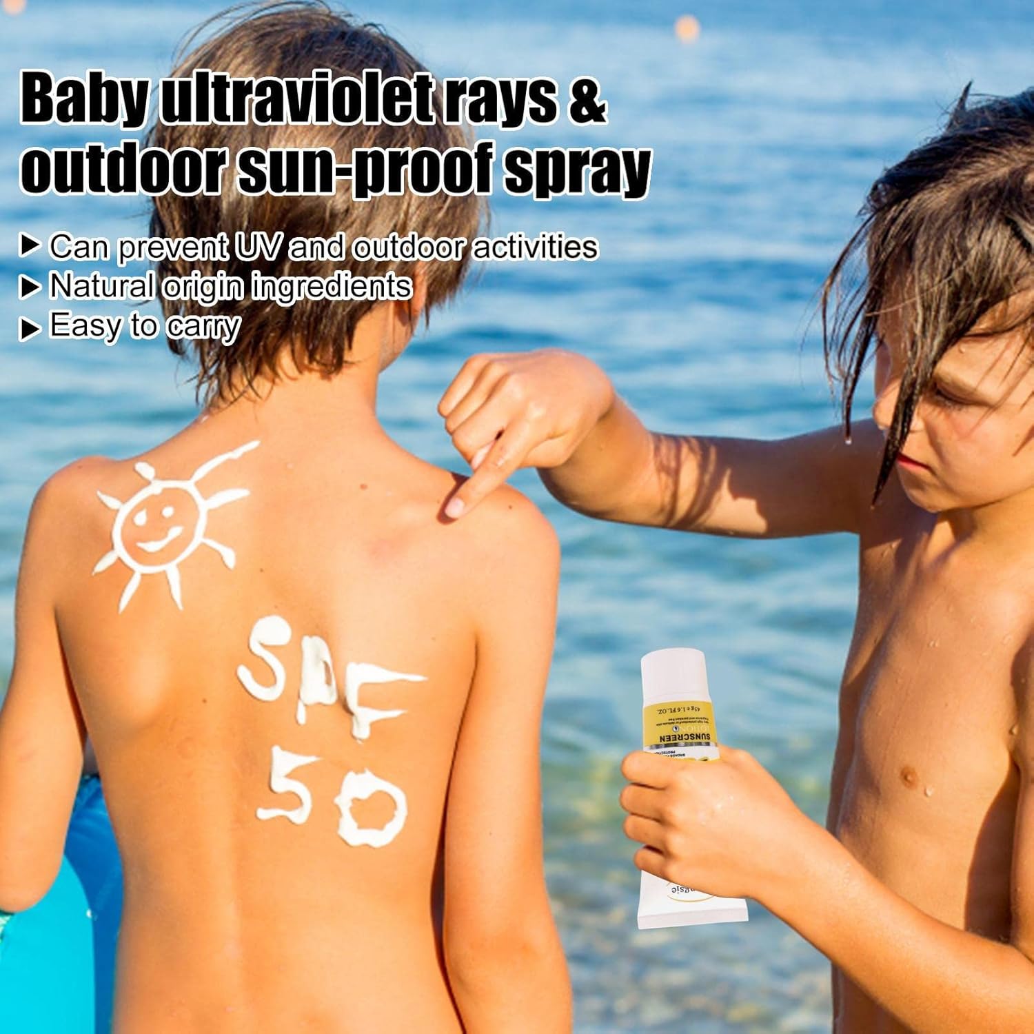 Baby Sunblock Cream Protect an - Baby Sunscreen Lotion reseña y precio