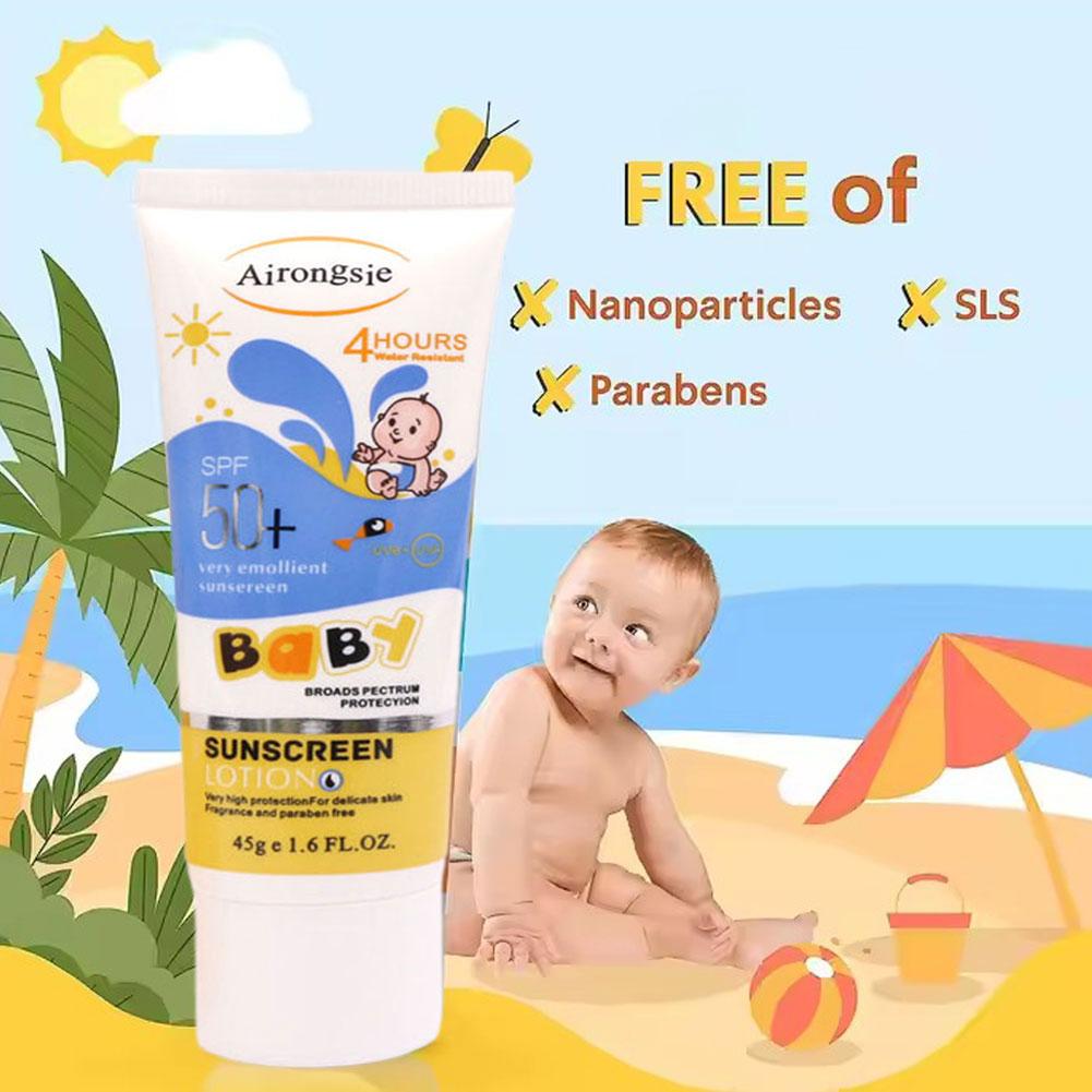 Airongsje SPF50+ Baby Sunscree - Baby Sunscreen Lotion reseña y precio
