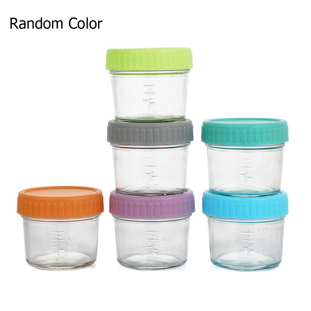 6pcs Mason Jar Glass Baby Food - Baby Food Storage Jar reseña y precio