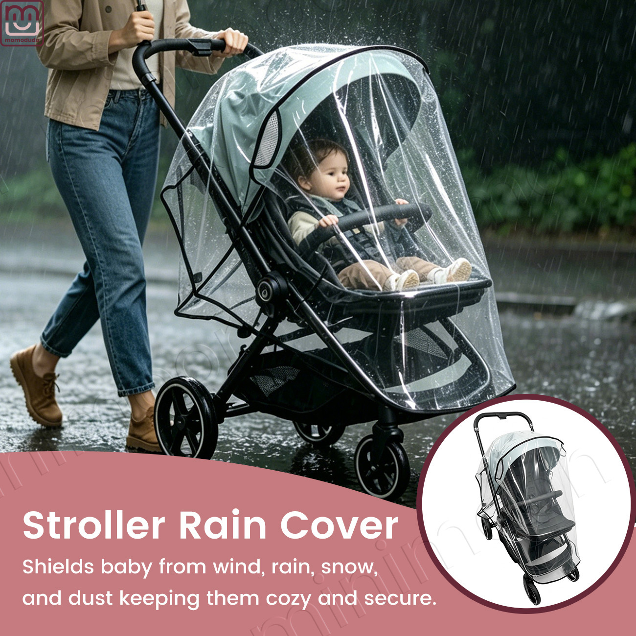 Universal Waterproof Stroller  - Stroller Rain Cover reseña y precio