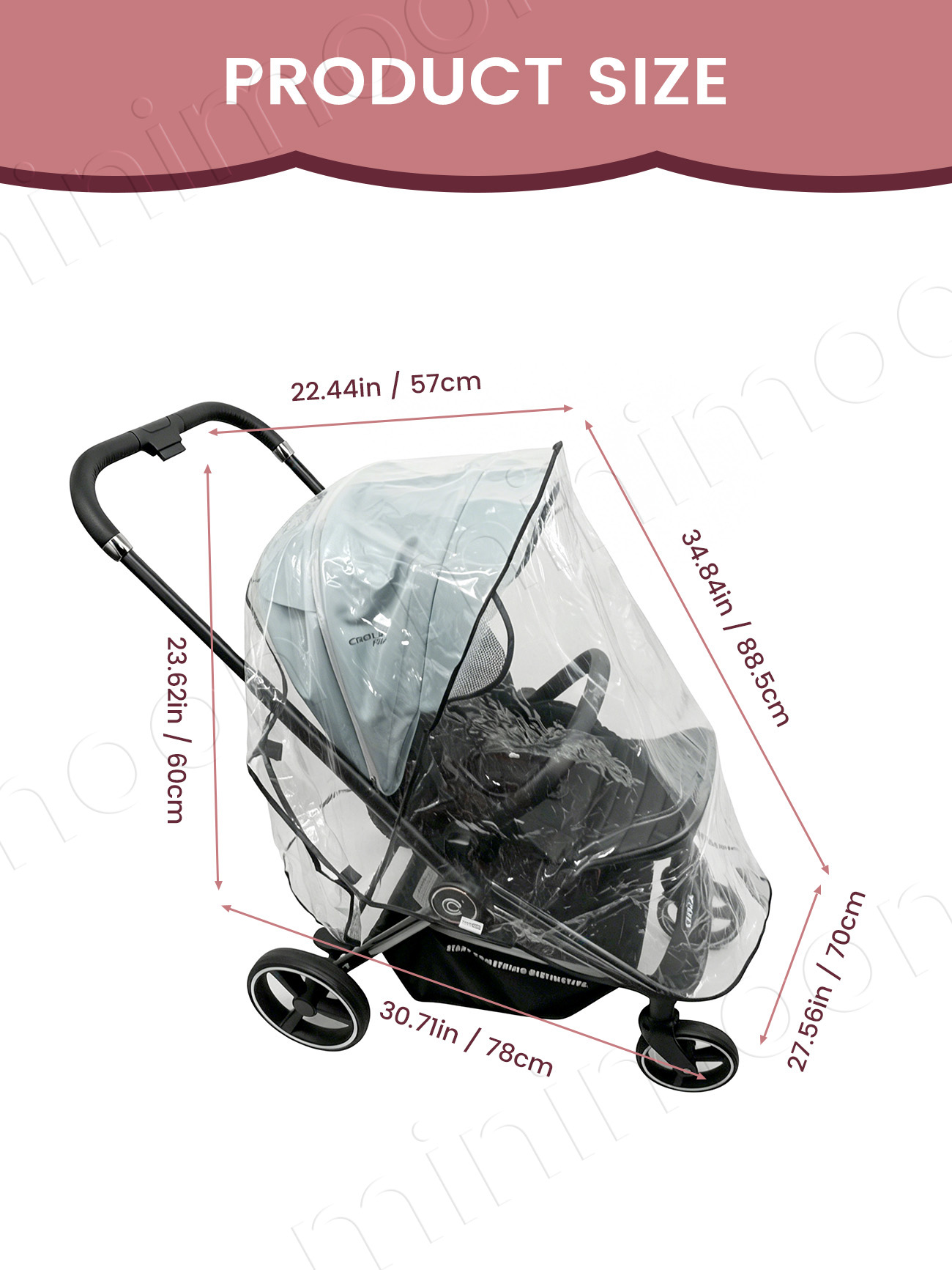 Universal Waterproof Stroller  - Stroller Rain Cover reseña y precio