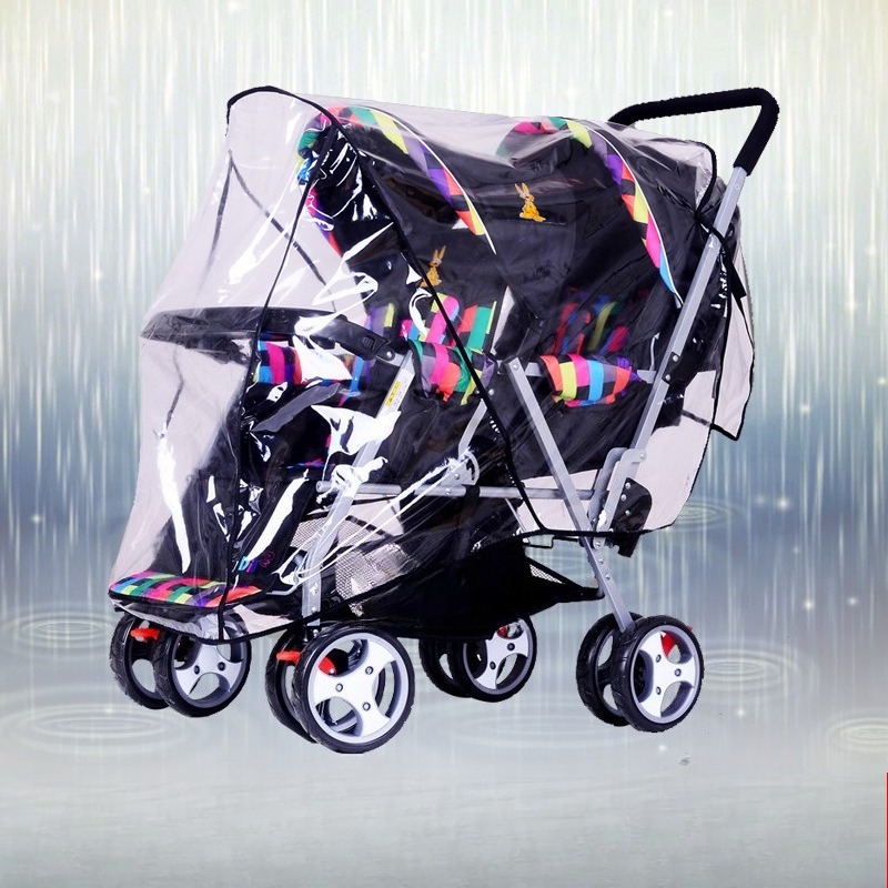 Twin Stroller Rain Cover Doubl - Stroller Rain Cover reseña y precio