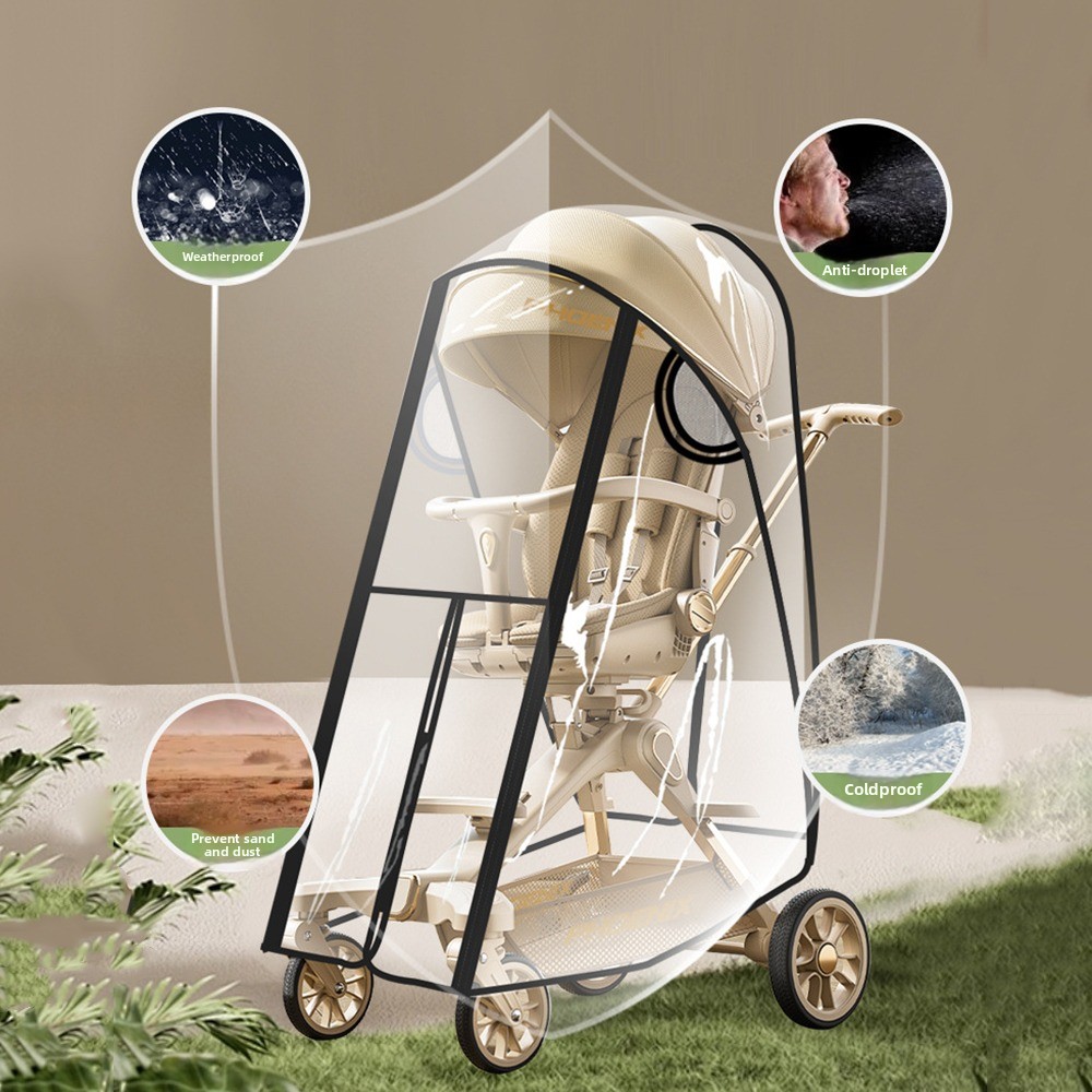 Transparent Baby Strollers Rai - Stroller Rain Cover reseña y precio