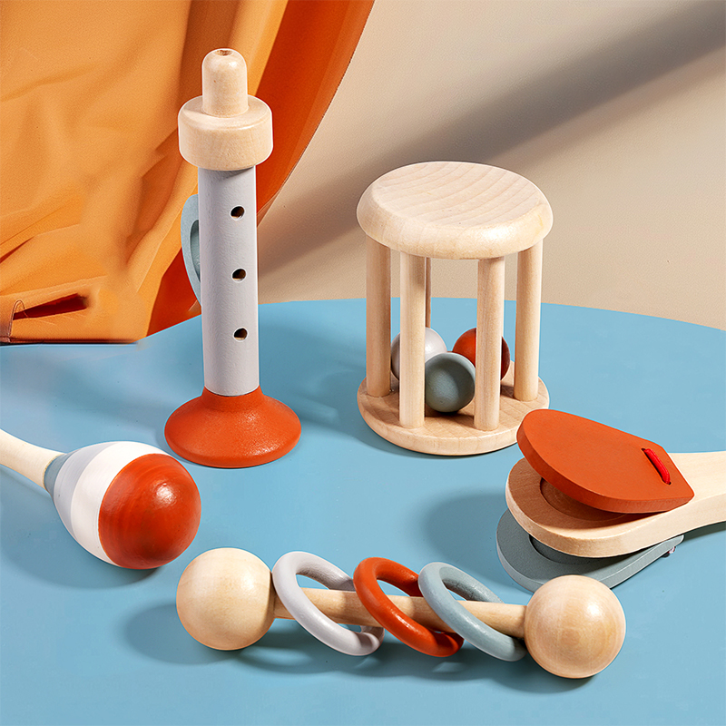 5Pcs Baby Musical Instruments  - Baby Rattle Toy Set reseña y precio