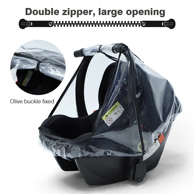 Baby Cart Basket Rain Cover Wi - Stroller Rain Cover reseña y precio