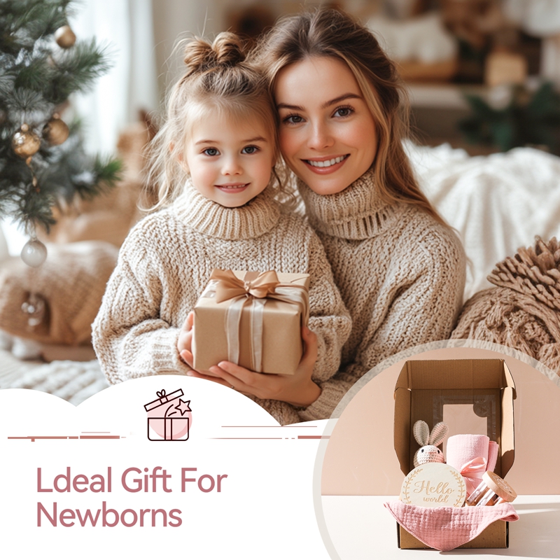 Newborn Baby Gift Box Bath Toy - Baby Rattle Toy Set reseña y precio