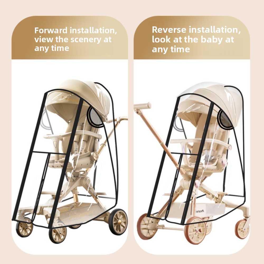 Transparent Baby Strollers Rai - Stroller Rain Cover reseña y precio