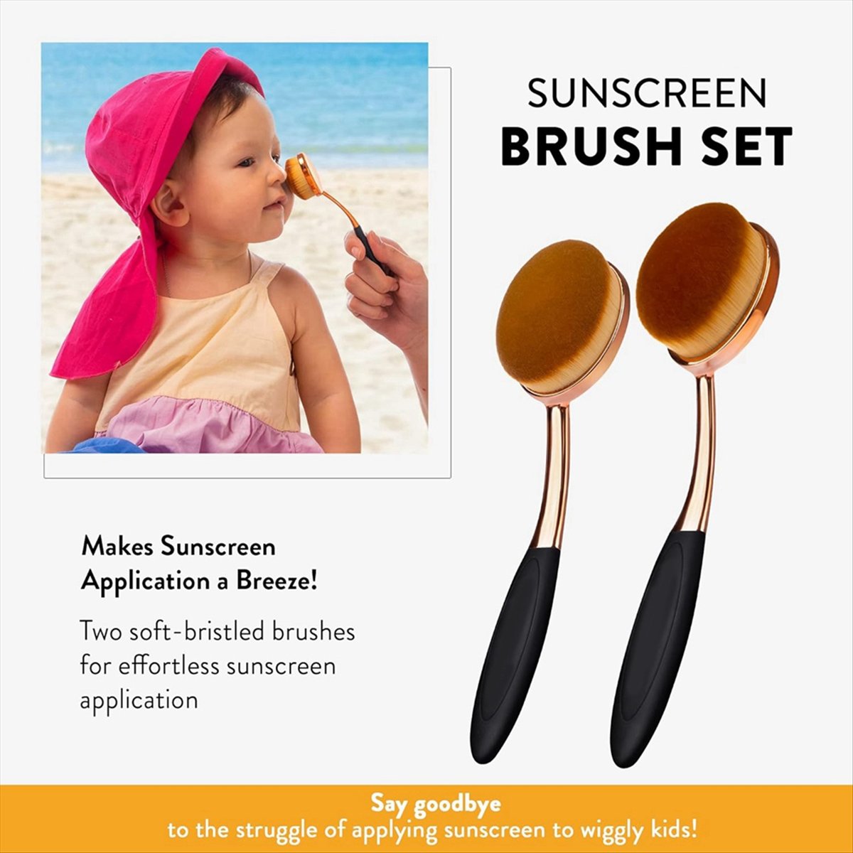 BHBL Sunscreen Brush Set - Lot - Baby Sunscreen Lotion reseña y precio