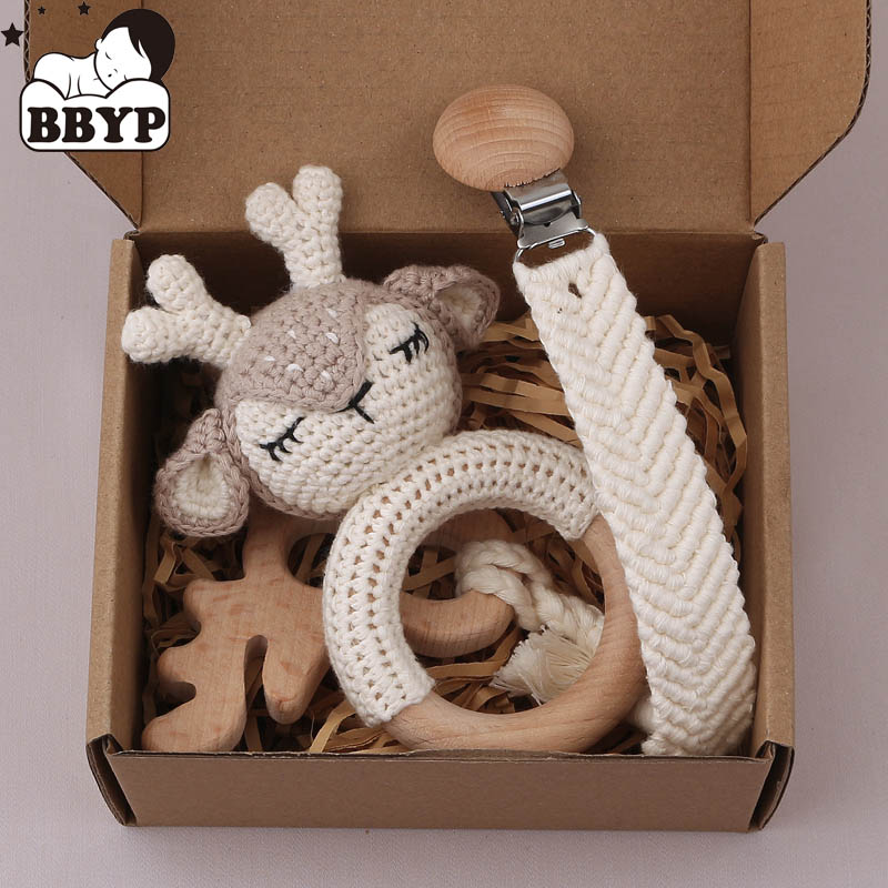 Baby Crochet Rattle Elephant T - Baby Rattle Toy Set reseña y precio