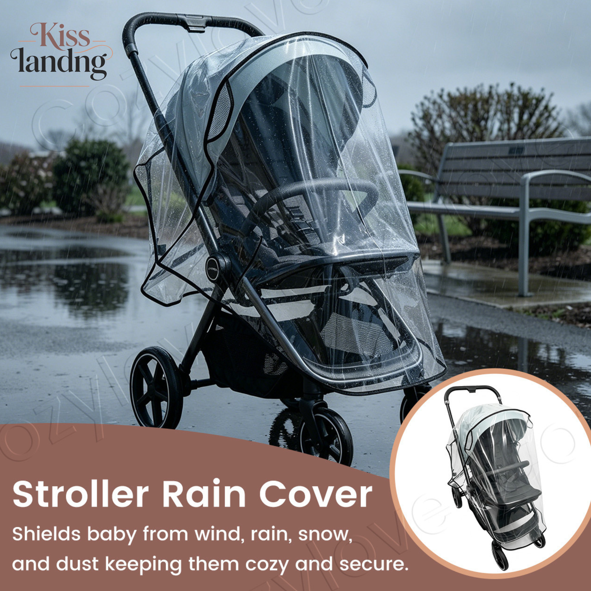 Universal Stroller Rain Cover  - Stroller Rain Cover reseña y precio