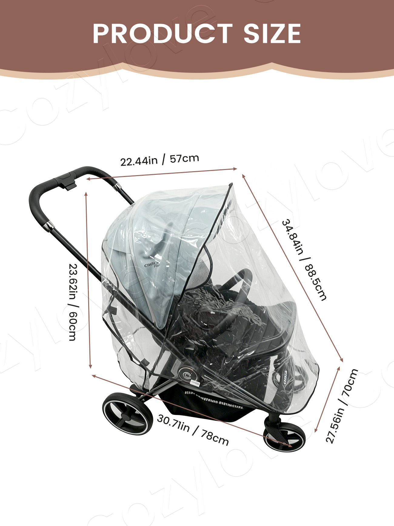 Universal Stroller Rain Cover  - Stroller Rain Cover reseña y precio