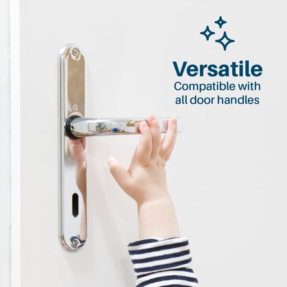 Child Proof Door Lever Lock, B - Baby Products You Need reseña y precio
