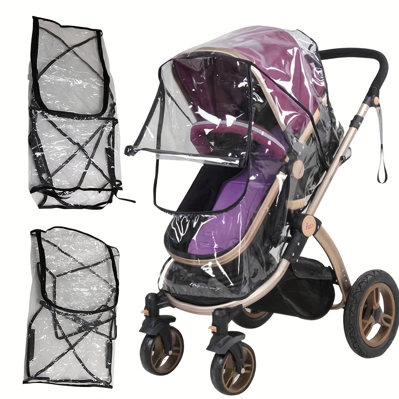 1pc Portable Universal Waterpr - Stroller Rain Cover reseña y precio