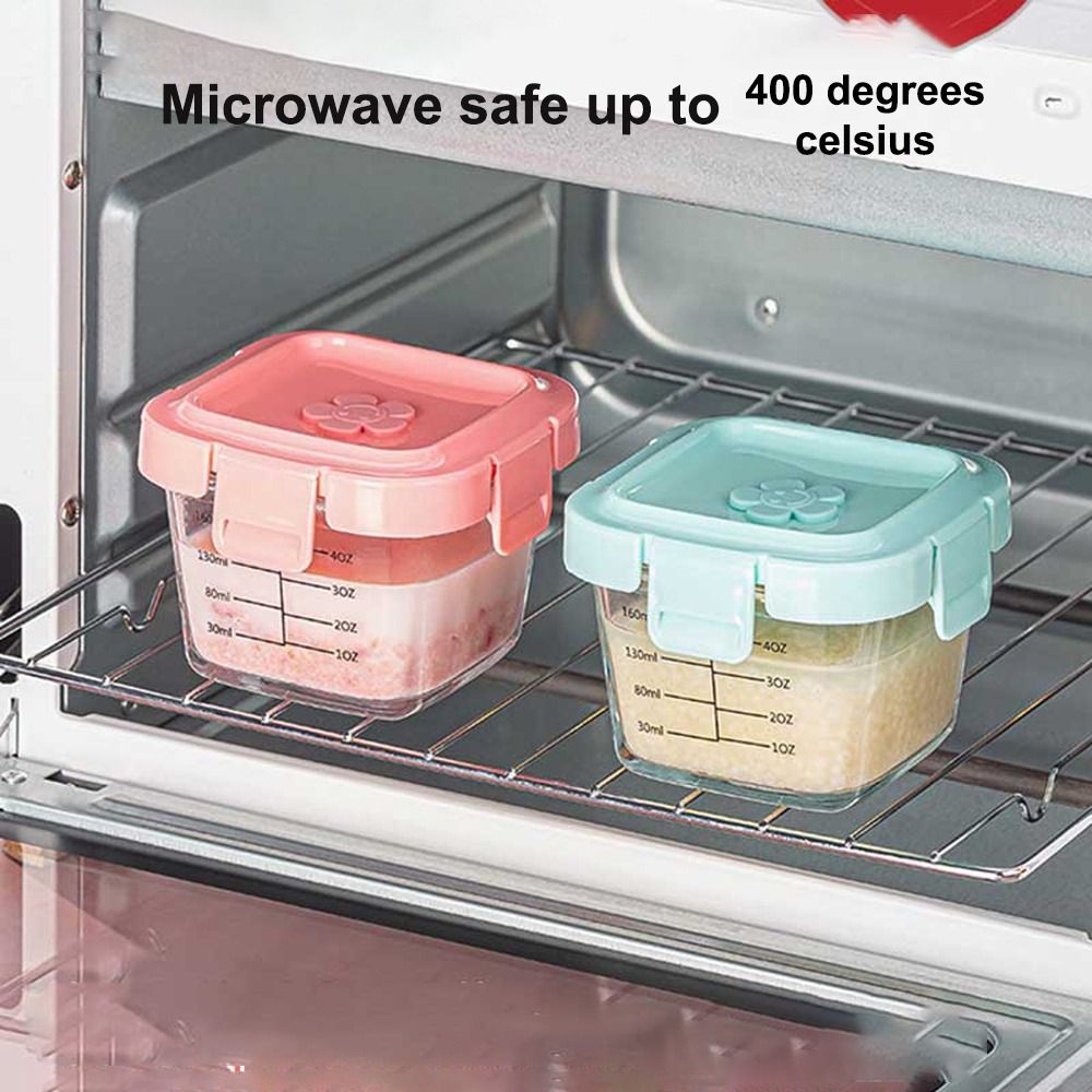 Glass Food Storage Box New 170 - Baby Food Storage Jar reseña y precio