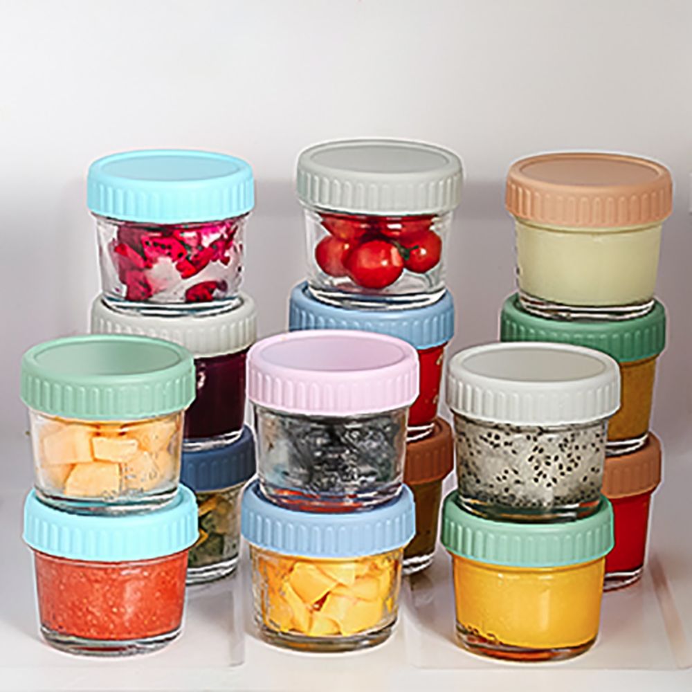 6pcs Glass Baby Food Jar Reusa - Baby Food Storage Jar reseña y precio