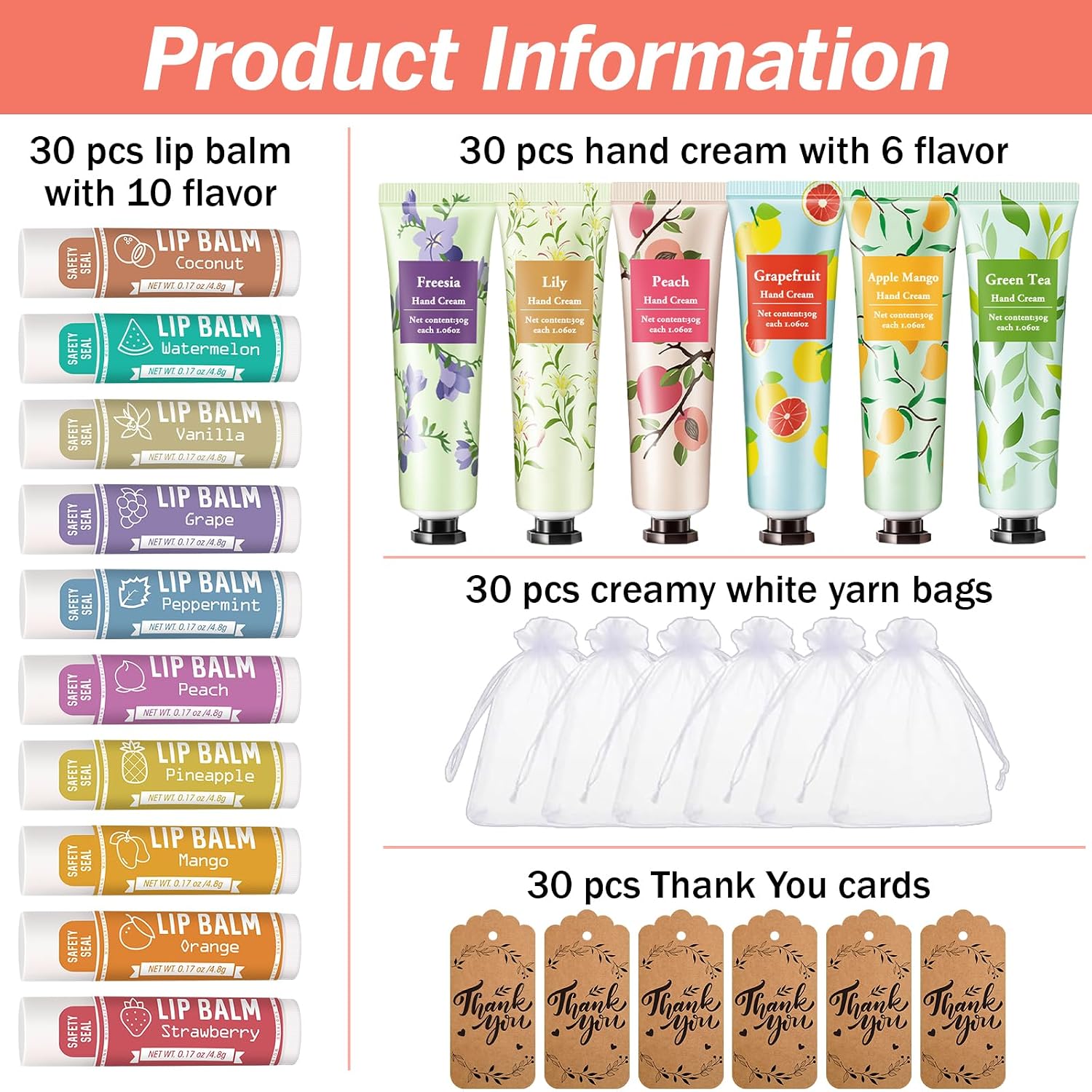 30 Sets Bulk Gifts Hand Cream  - Baby Products Gift Card reseña y precio