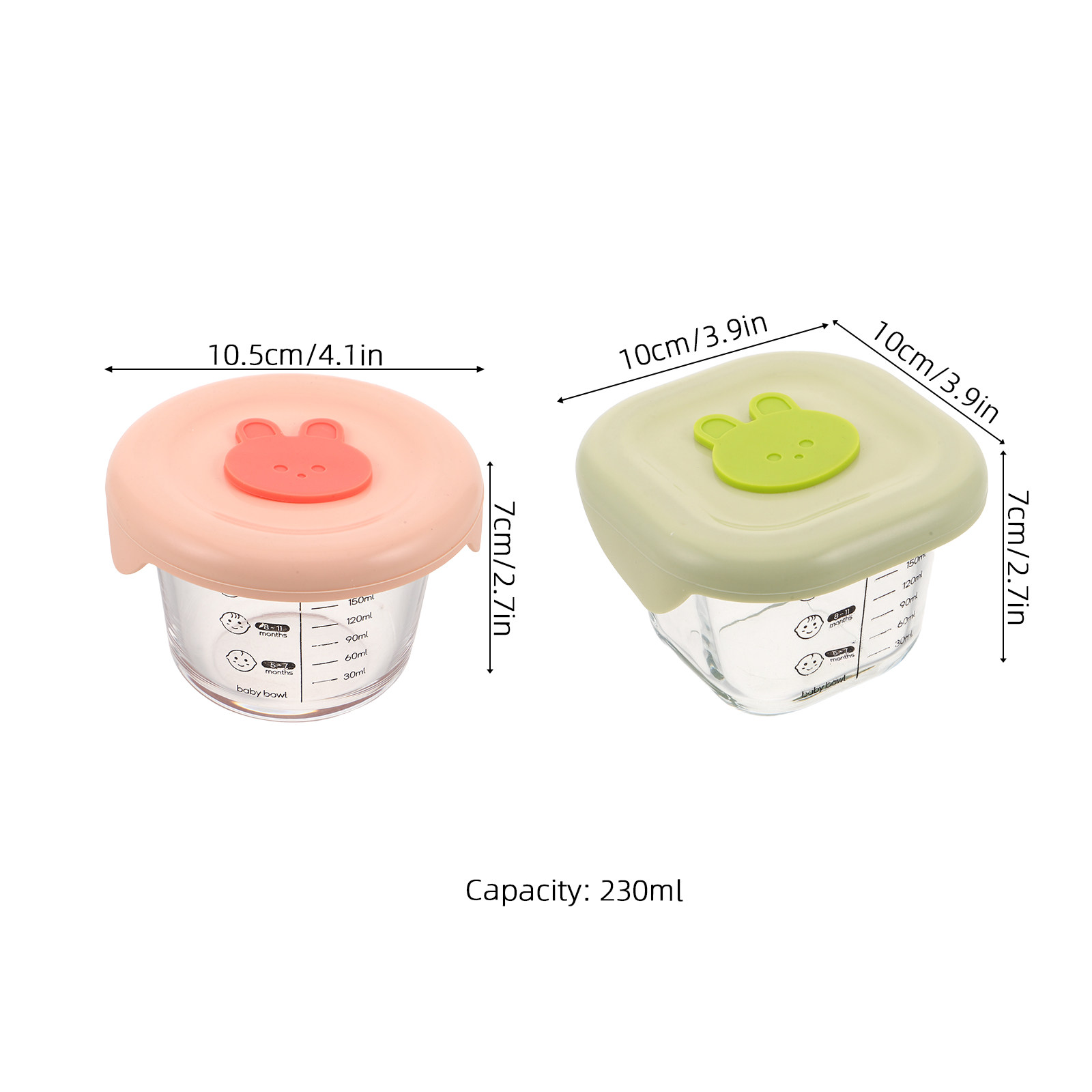 2Pcs Reusable Baby Food Storag - Baby Food Storage Jar reseña y precio