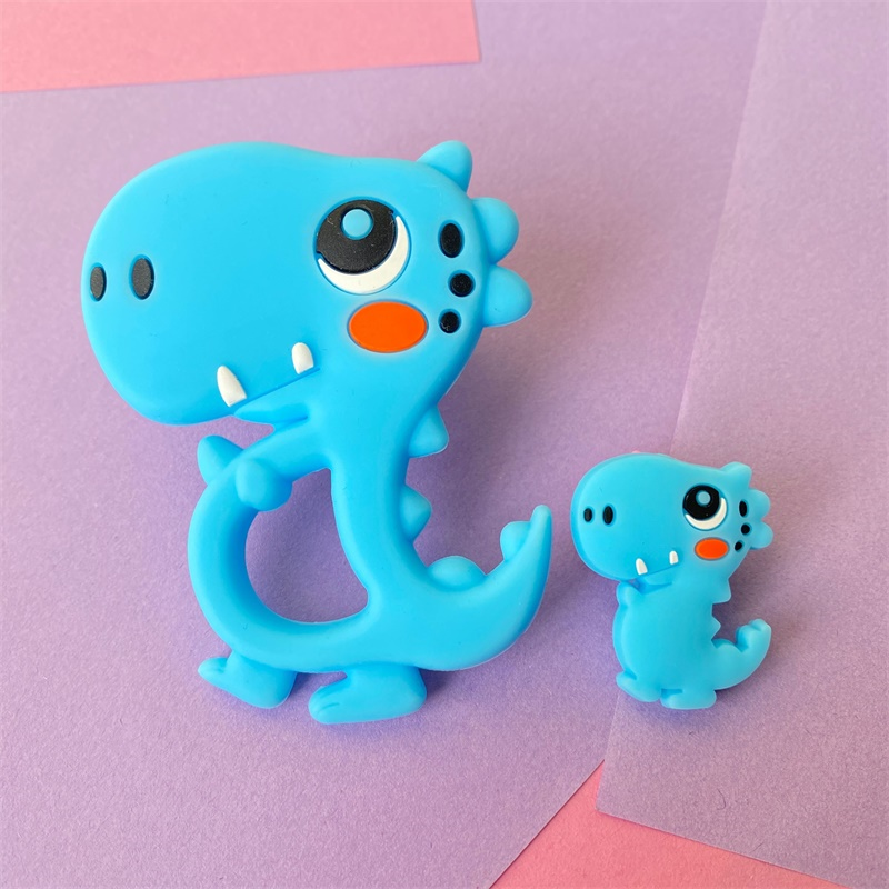 2pcs/Set Mini Silicone Elephan - Baby Rattle Toy Set reseña y precio