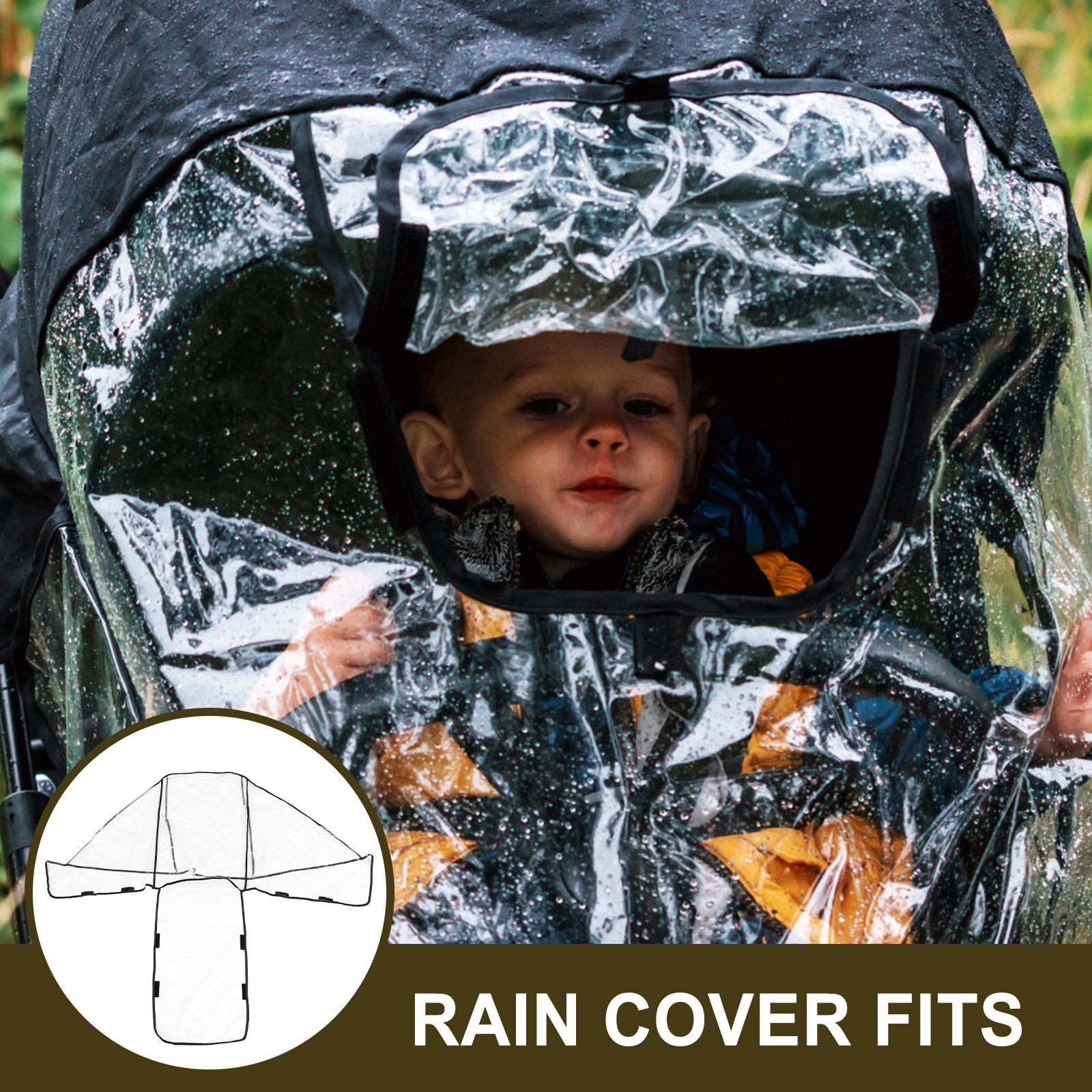 Universal Double Stroller Rain - Stroller Rain Cover reseña y precio