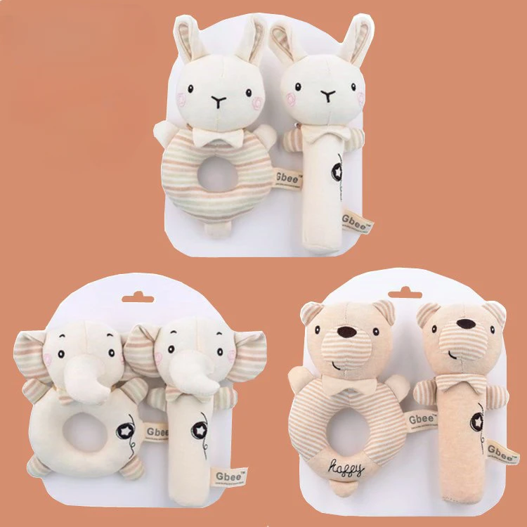 Baby Rattles Soft Cartoon Cute - Baby Rattle Toy Set reseña y precio