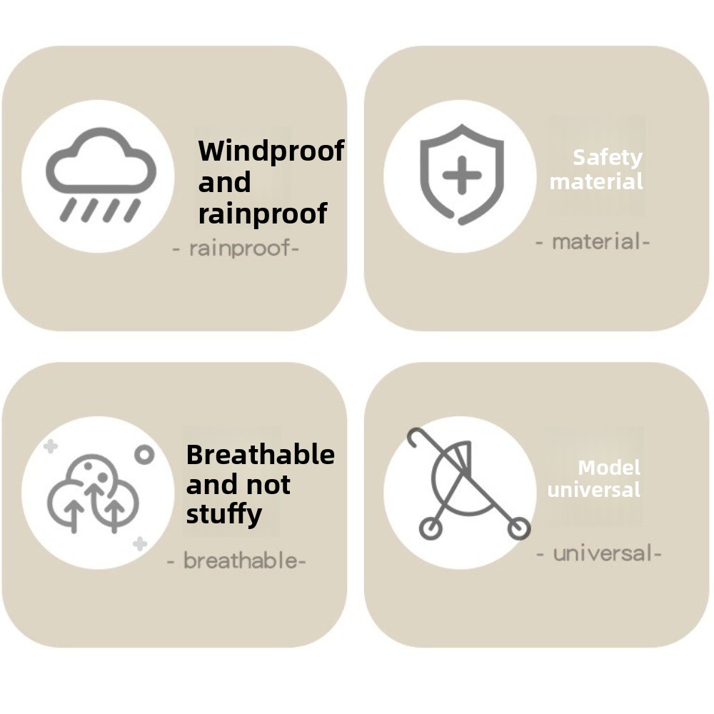 Transparent Baby Strollers Rai - Stroller Rain Cover reseña y precio