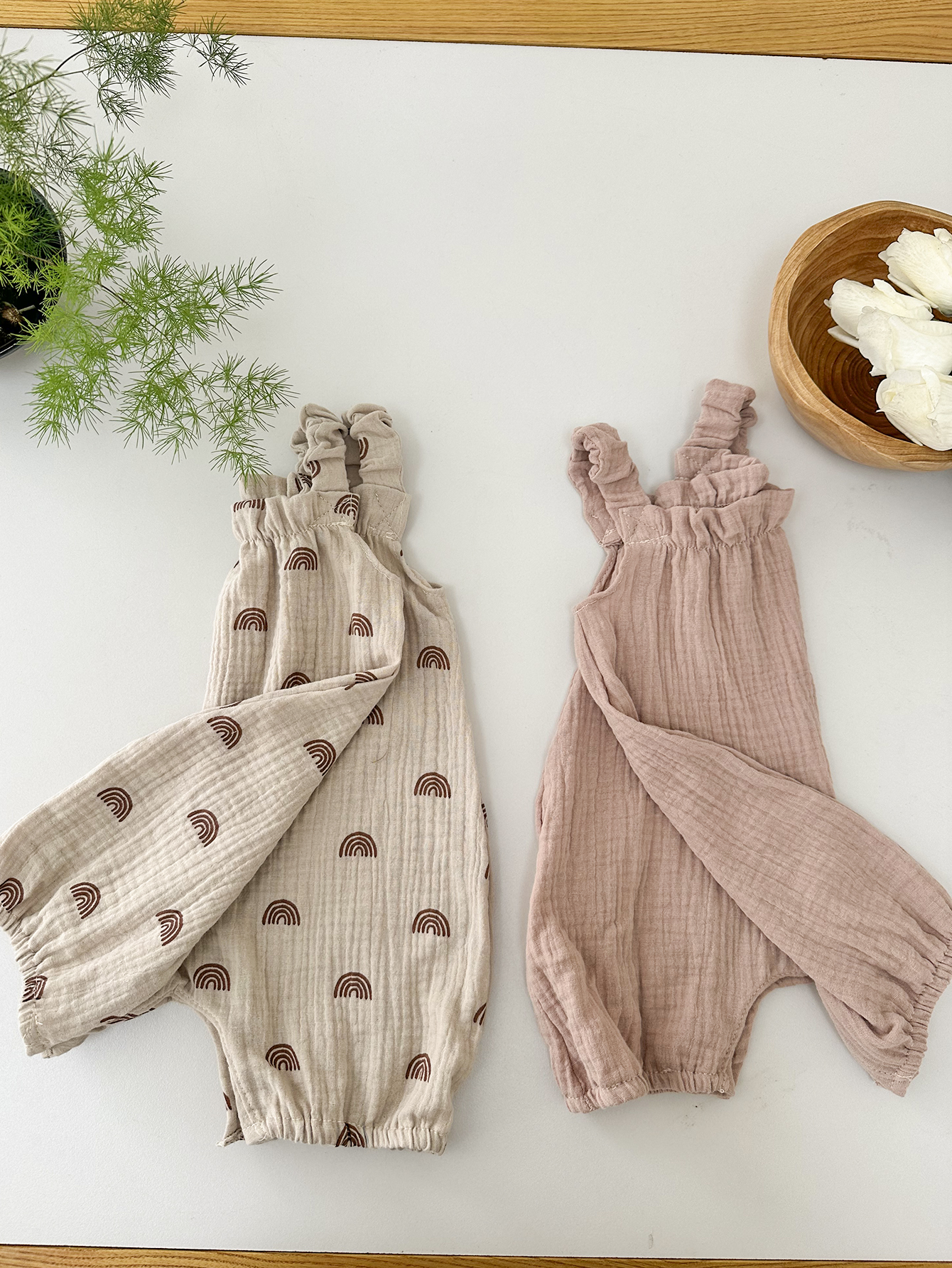 2pcs Baby Romper Suit Rainbow  - Baby Products Organic reseña y precio