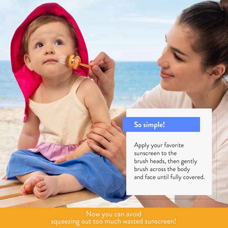 AA20-Sunscreen Brush Set - Lot - Baby Sunscreen Lotion reseña y precio