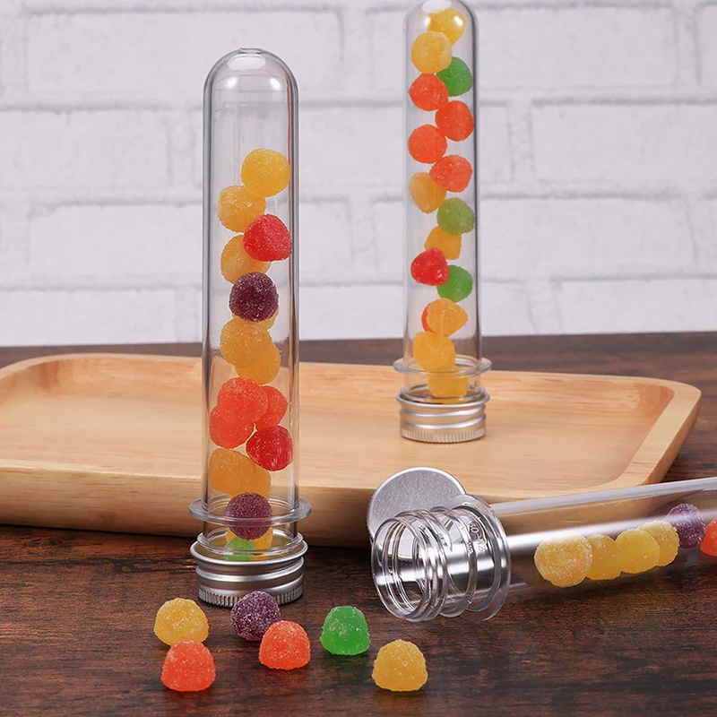 1/5Pcs Plastic Lab Test Tubes  - Baby Food Storage Jar reseña y precio