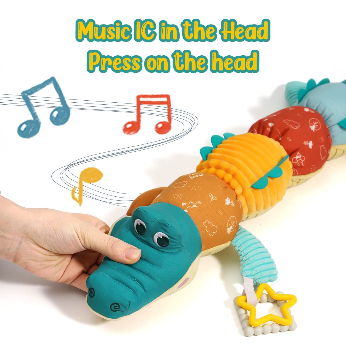 Tummy Time Toys 0-24 Months Ba - Baby Rattle Toy Set reseña y precio