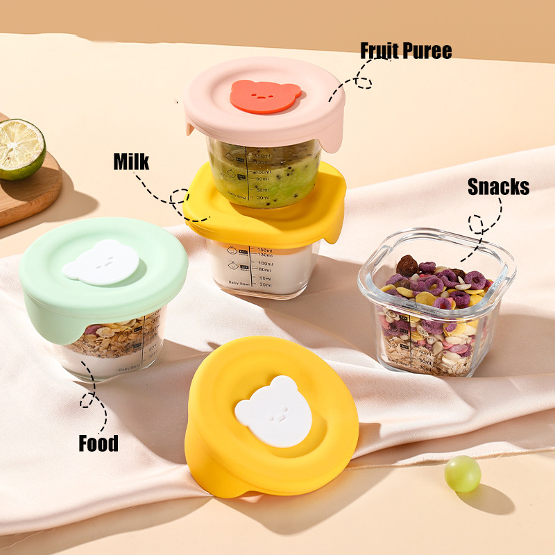 180ml Glass Baby Food Storage  - Baby Food Storage Jar reseña y precio