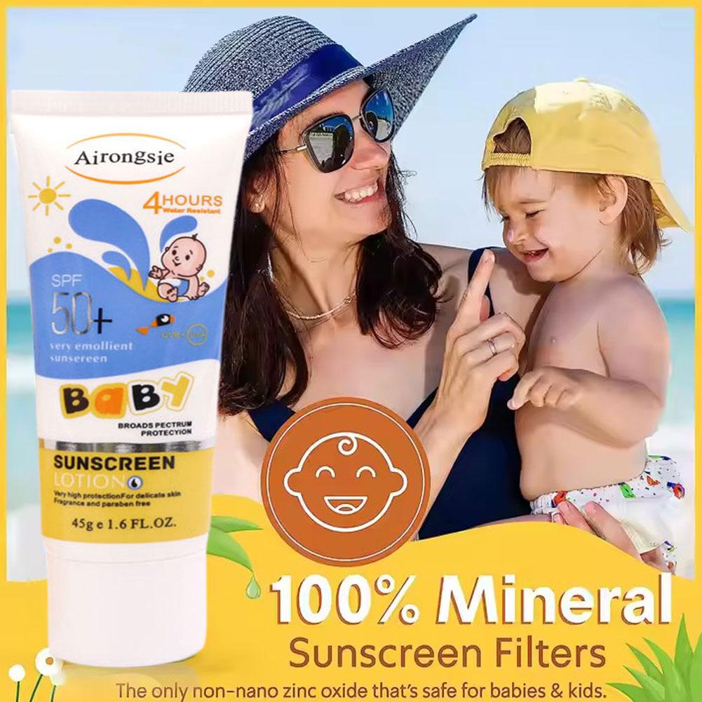 Kids Sun Protection Cream SPF5 - Baby Sunscreen Lotion reseña y precio