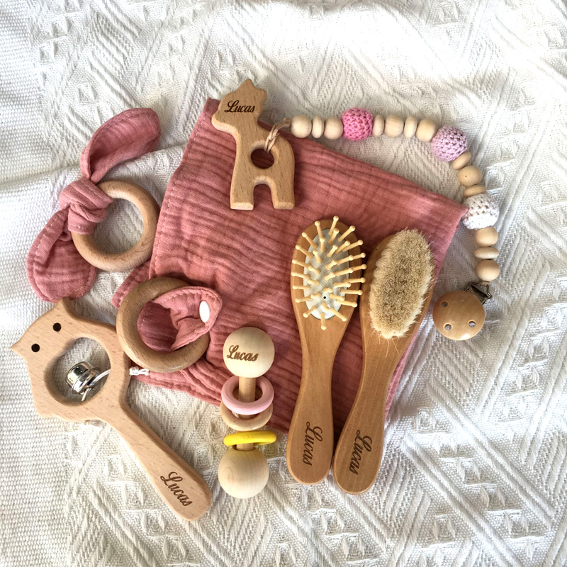 Personalized Name Bath Toys Se - Baby Rattle Toy Set reseña y precio