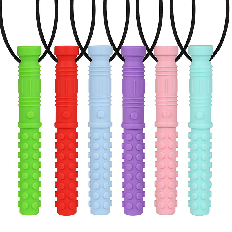 6PCS Silicone Texture Chew Nec - Baby Products You Need reseña y precio