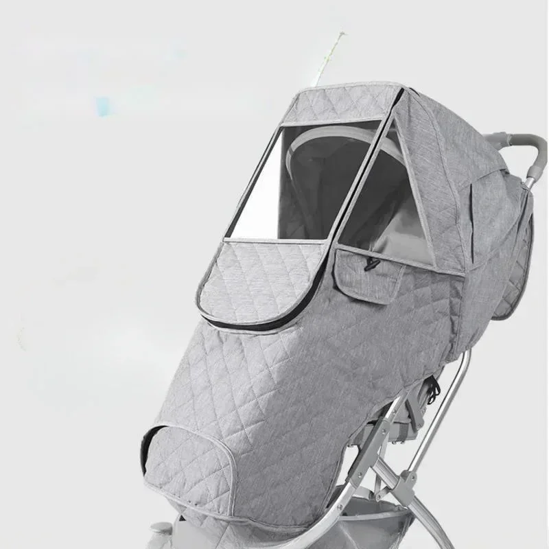 Thickened baby stroller rain c - Stroller Rain Cover reseña y precio