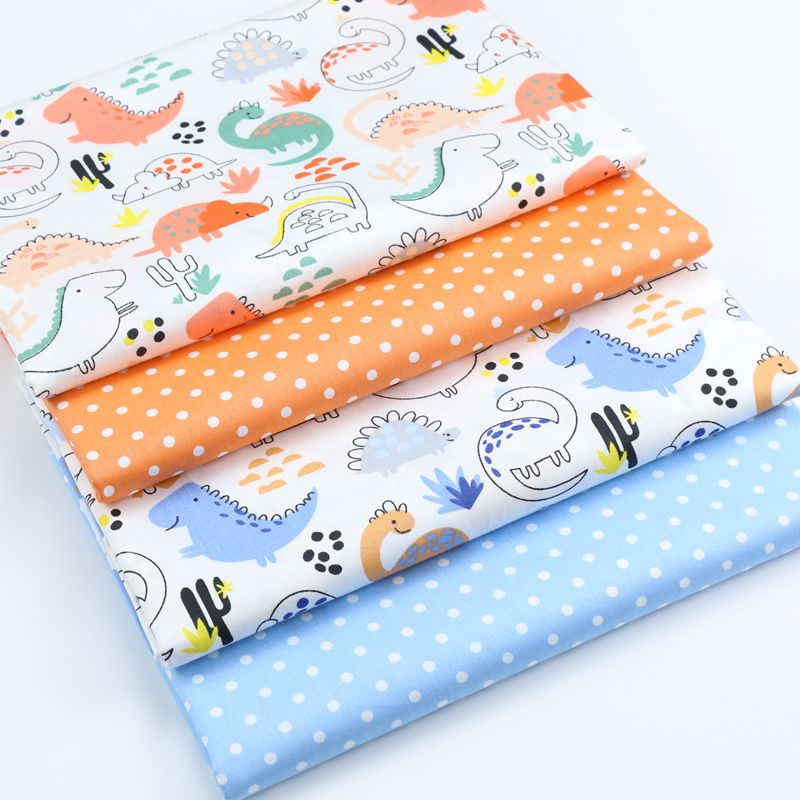 Dinosaur Dot 100% Cotton Twill - Baby Products Organic reseña y precio